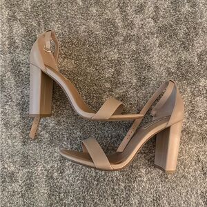 Steve Madden Tan Block Heel Sandals